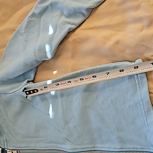 Atlantique Kids front zip hoodie size 5-6 100% Cotton Long Sleeve - Picture 6 of 16